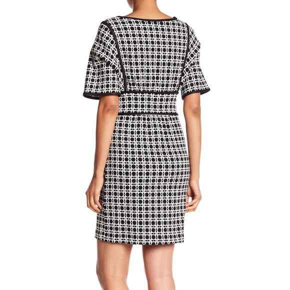 S O L D ! Max Studio NWT Kimono Sleeve Dress b/w M - Picture 2 of 8